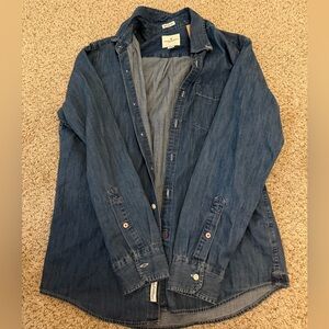 NWT men’s denim button down